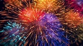 FEUX D'ARTIFICE AU STADE DE RONCHAMP...
