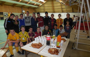 LES U15 ONT PARTAGE LA GALETTE DES ROIS...