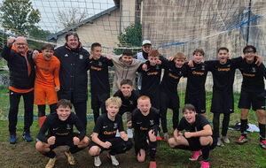 U15G, QUALIFICATION DANS LA DOULEUR...