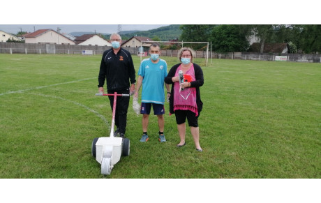 APRES CHAMPAGNEY..., C'EST A RONCHAMP QUE LES TERRAINS ONT ETE TRACES...