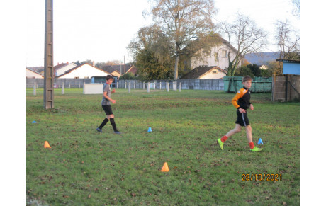 LES ENTRAÎNEMENTS DE LA SEMAINE 44...