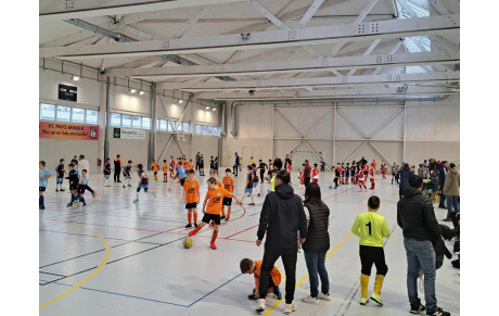 CLAP DE FIN AVEC LE TOURNOI EN SALLE U11G...